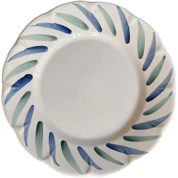 Berlingot Plate, Blue - 25cm
