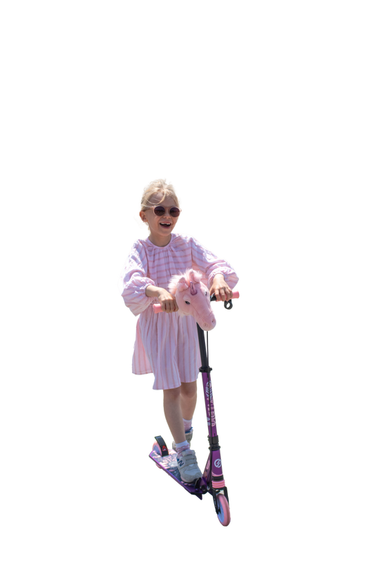 Pink Unicorn Scooter Head