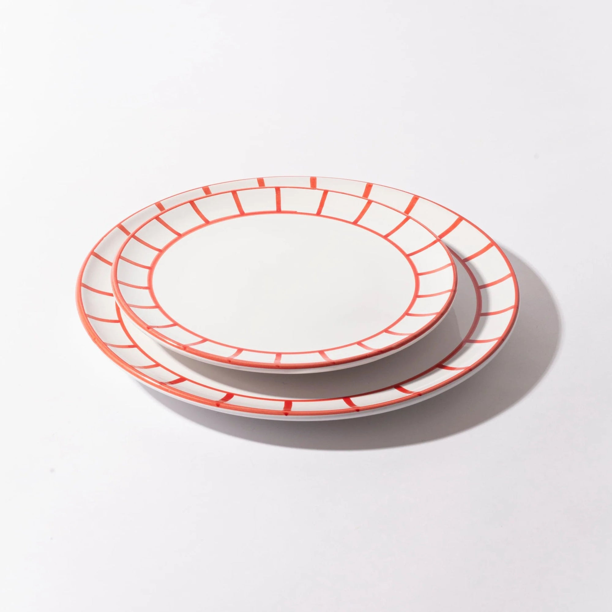 Dinner Plate - Lobster Red Fence