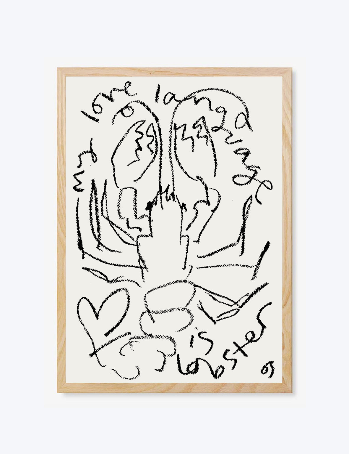My Love Language Is Lobster Print
