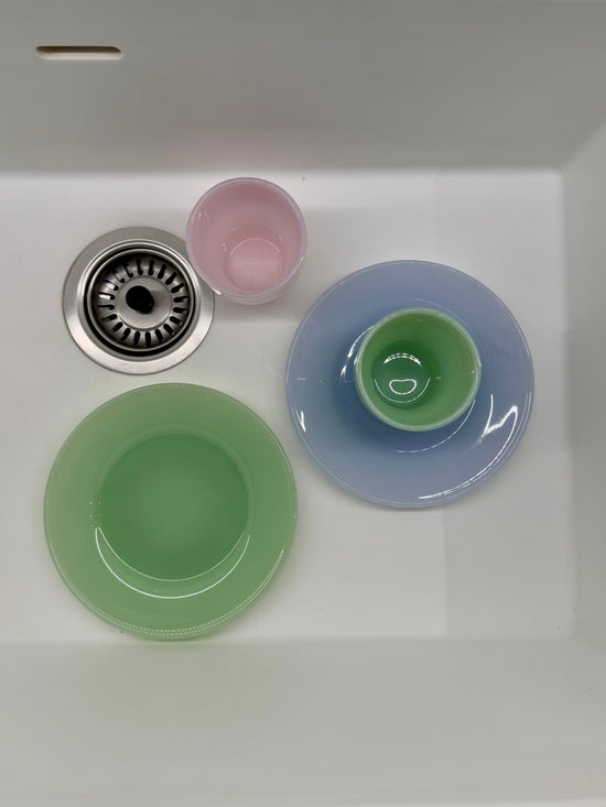 Brisita Glass Cup - Light Pink