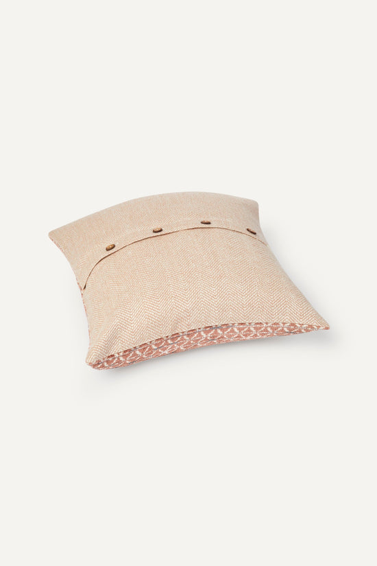 Jacquard Cushion Cover - Terracotta
