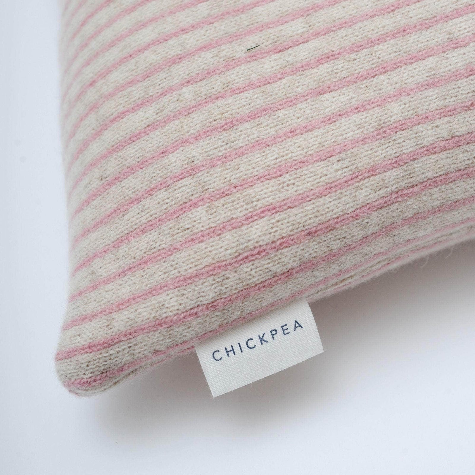 Pink Pinstripe Cushion