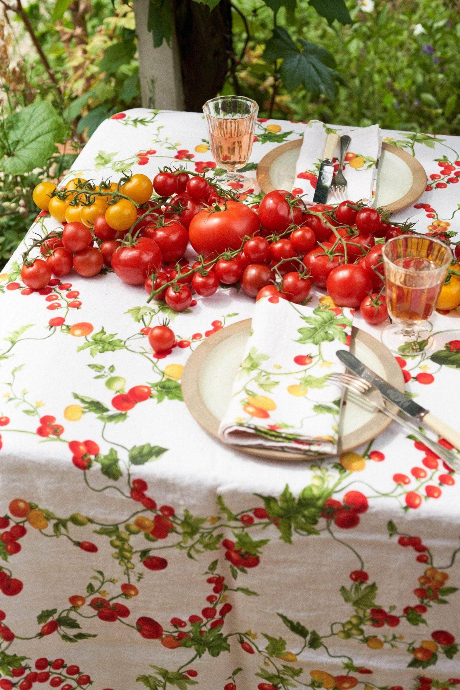 Pomodoro Linen Tablecloth