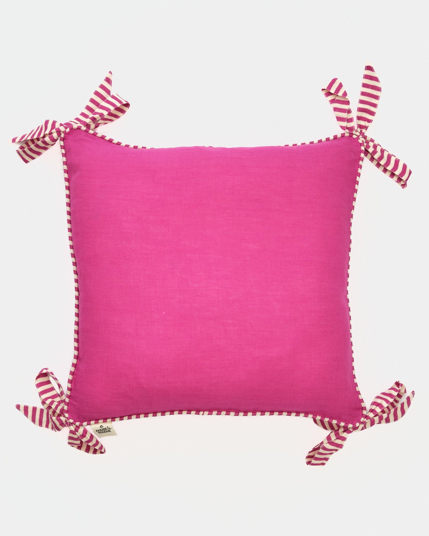 Fuchsia Ribbon Cushion Cover