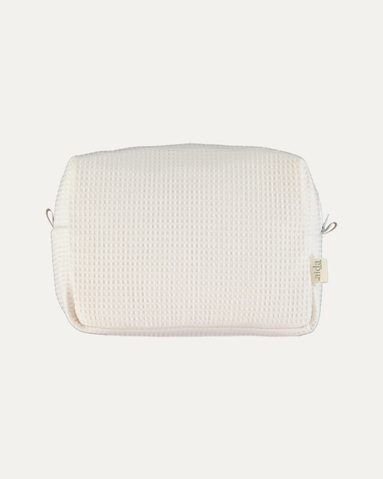 White Honeycomb Toiletry Bag