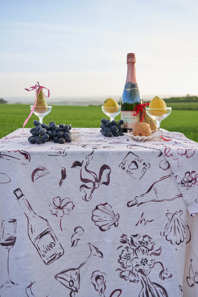 Dinner Party Linen Tablecloth