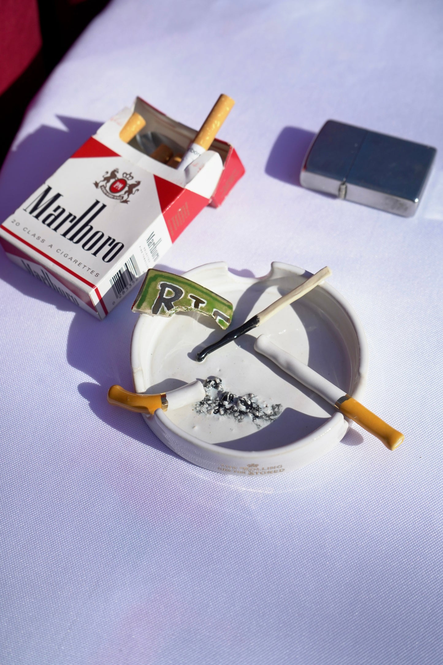 Ripped Rizzla Packet Ashtray