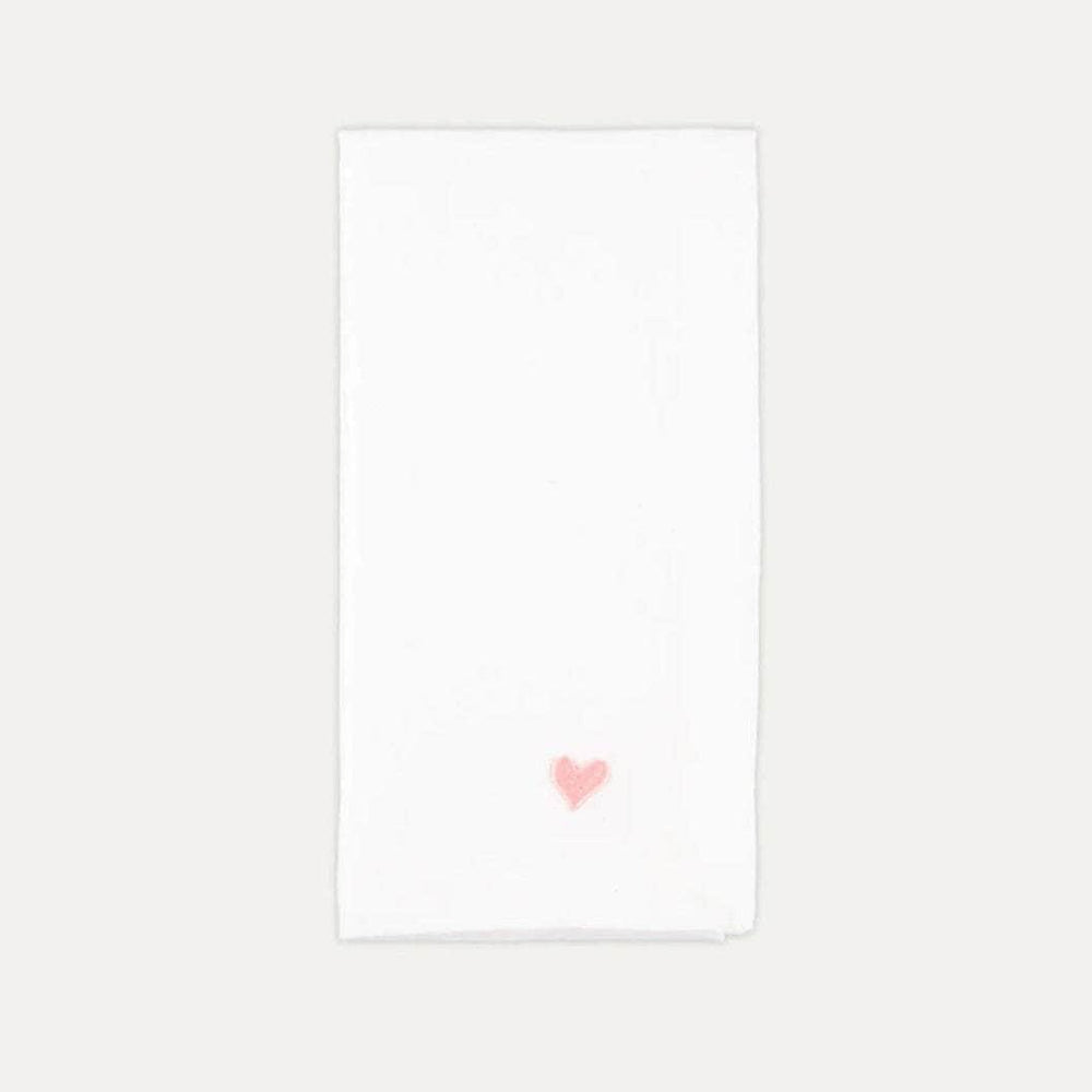 Pink Heart Napkin