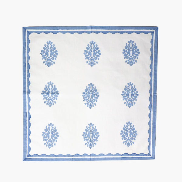 Nila - Pure Cotton Table Napkin Set of 2 - Pastel Blue