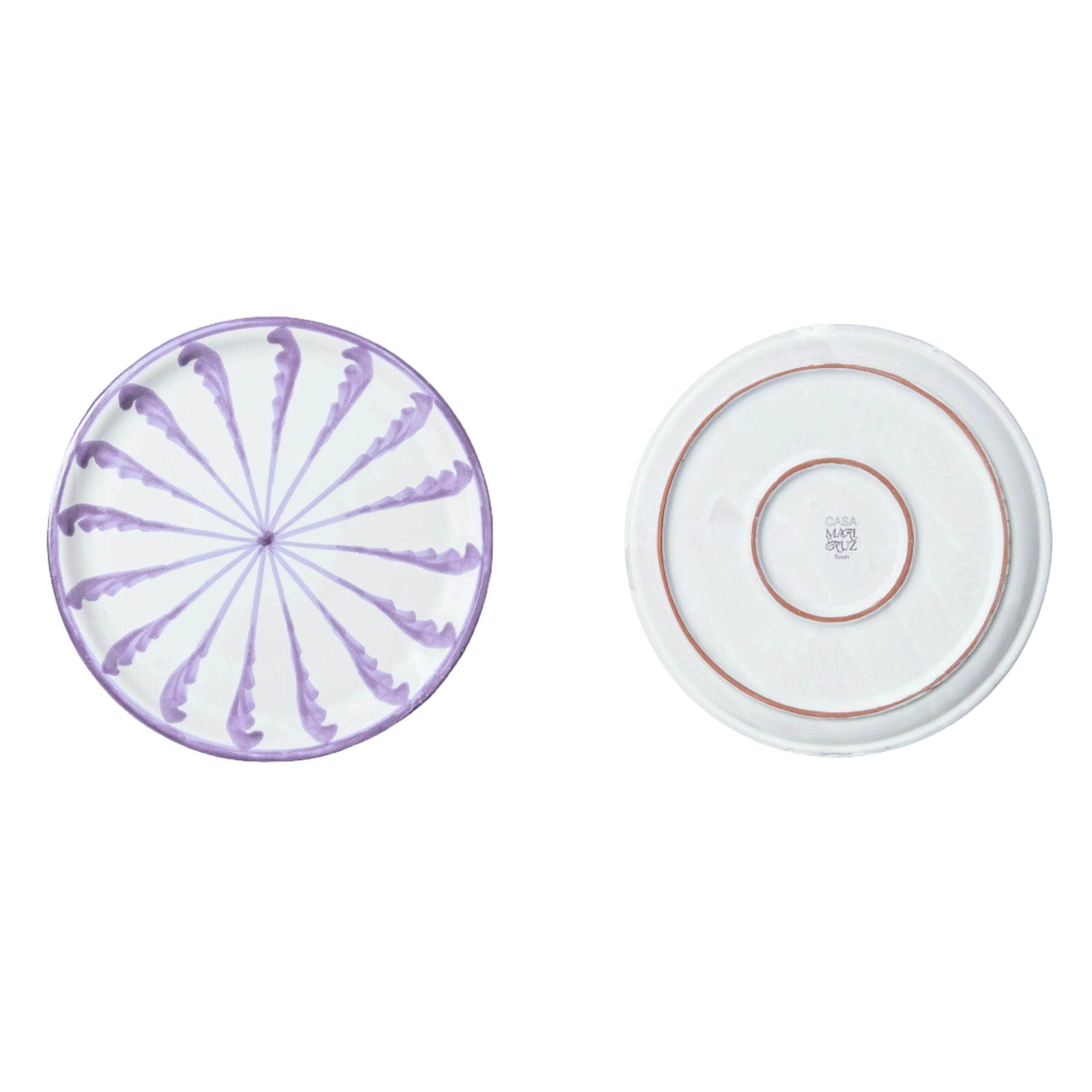 The Candy Cane Dinner Plate