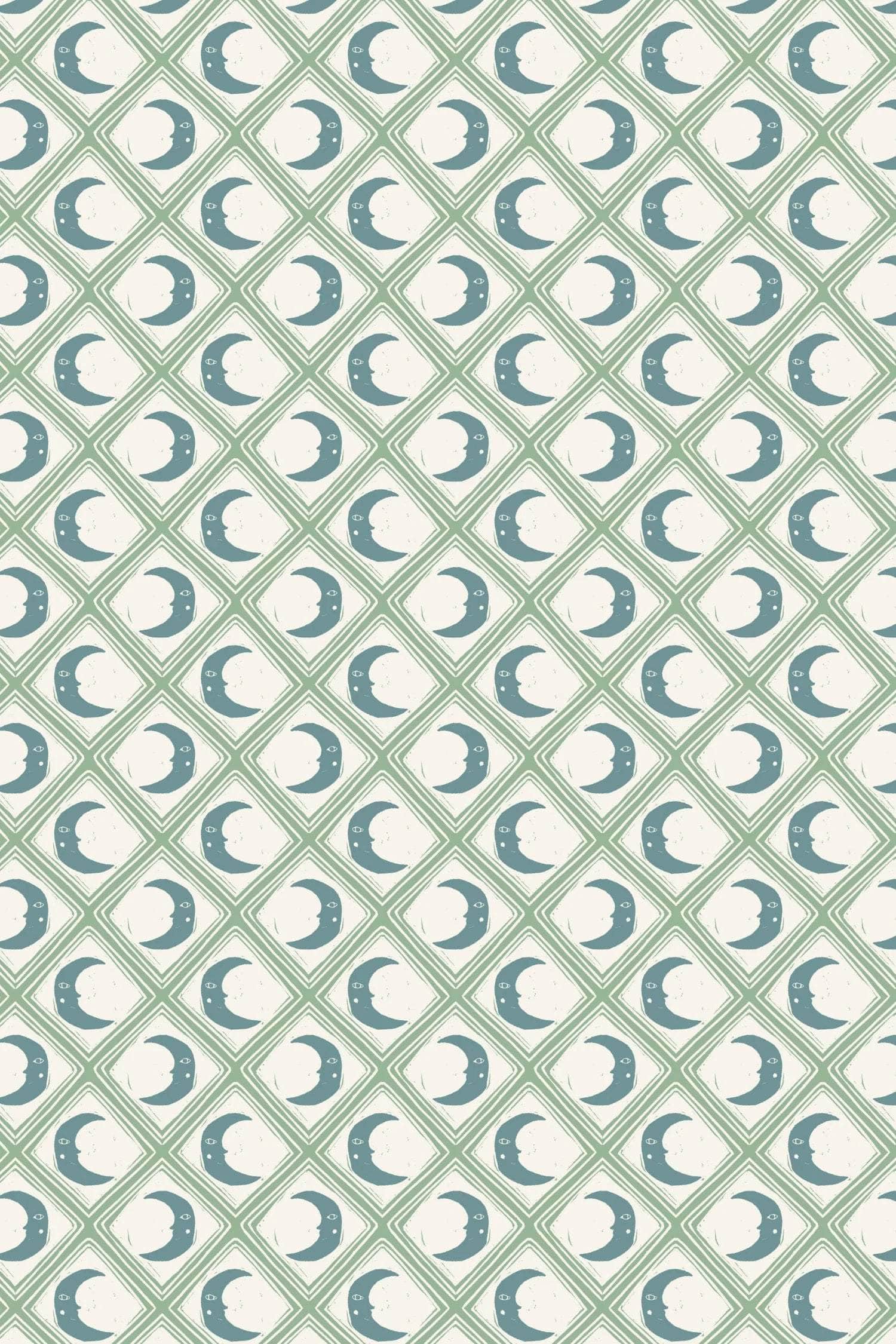 Kit Moon Wallpaper - Blue Moon