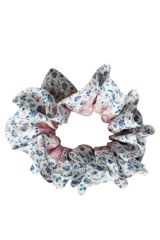 Hair Scrunchie made with Liberty Fabric LUNA BELLE & CAPEL PINK