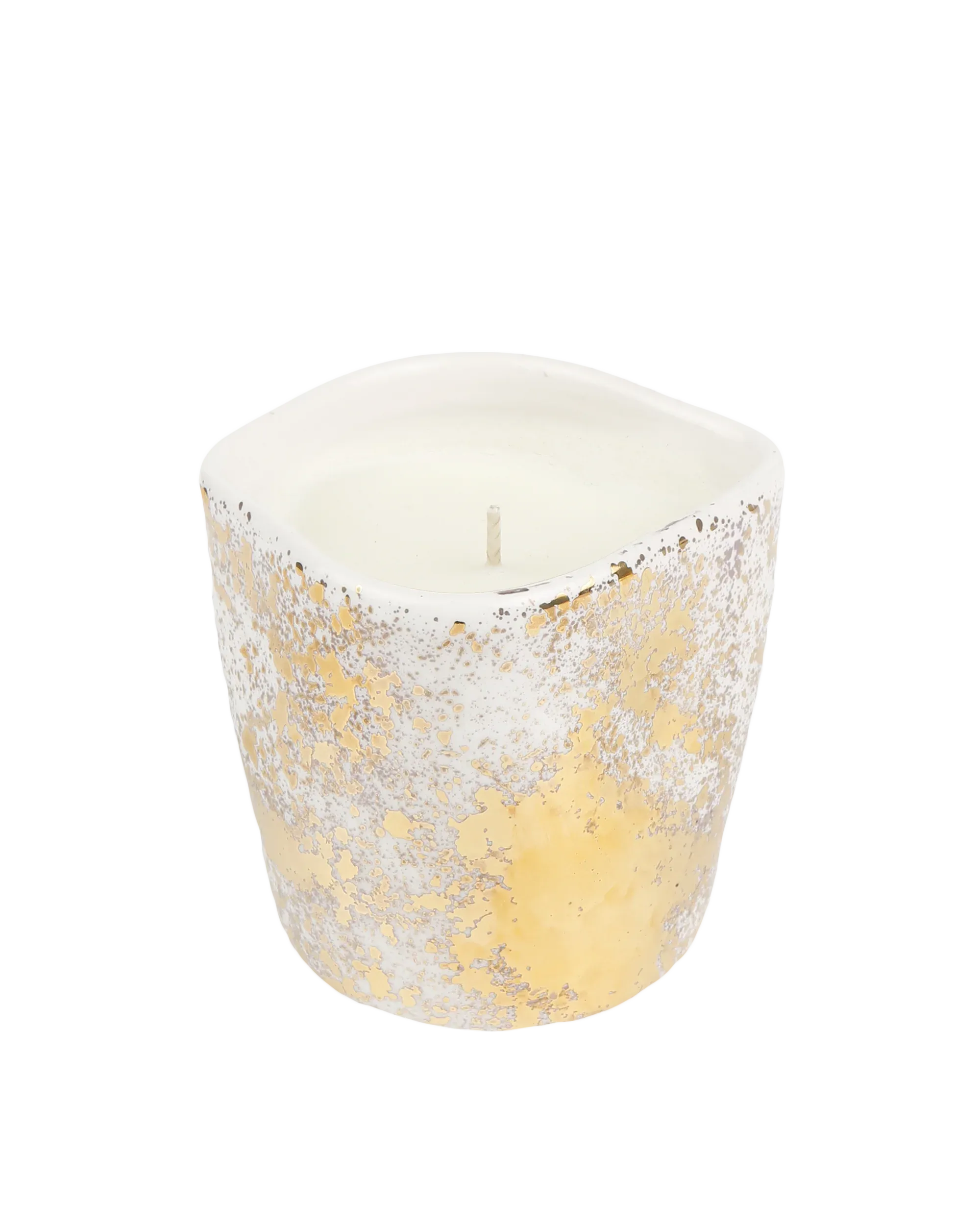 Gold Splatter Candle