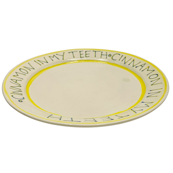 Cinnamon In My Teeth Dinner Plate