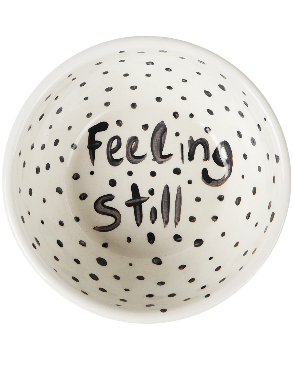 "Feeling Still" Poem Hand Painted Bowl 2/12