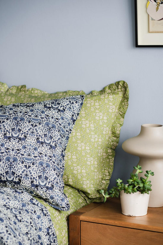 Flat Top Sheet Made With Liberty Fabric Lodden