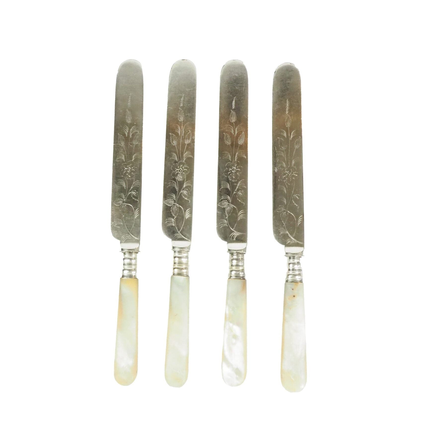 Antique Silver Plate Knives