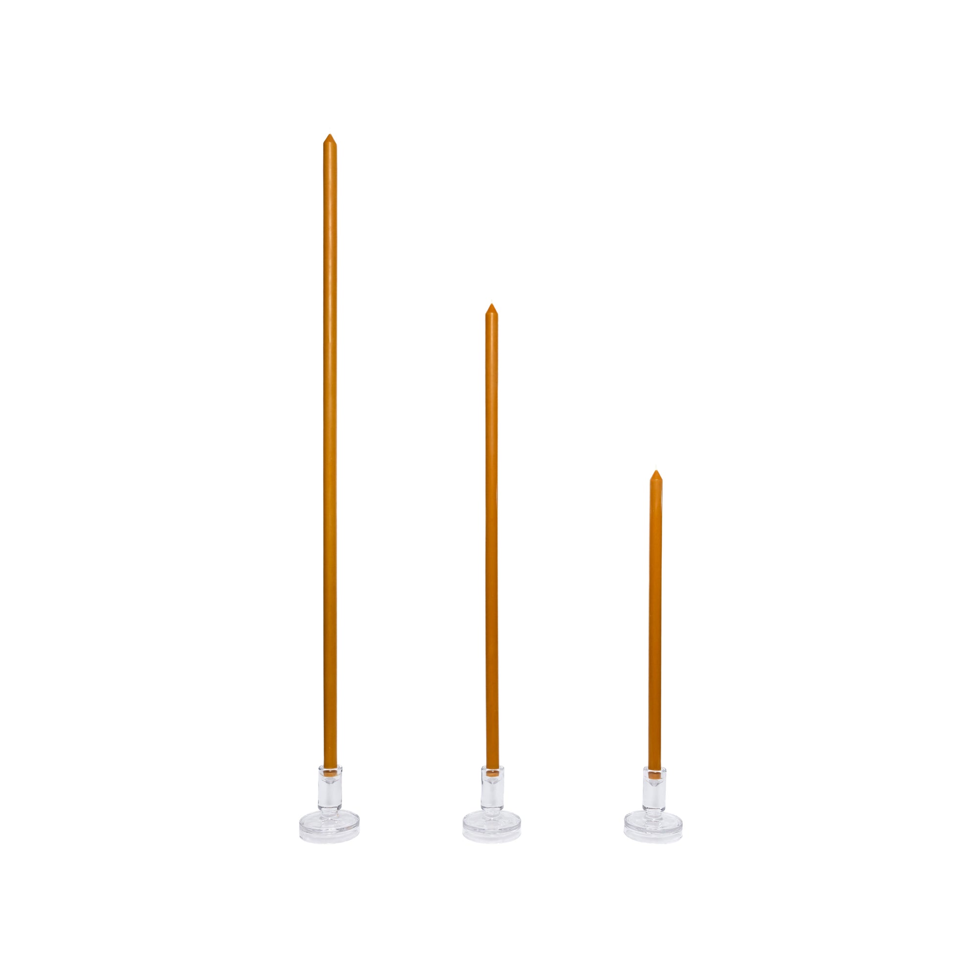 Turmeric Tapered METRE Candle Pair