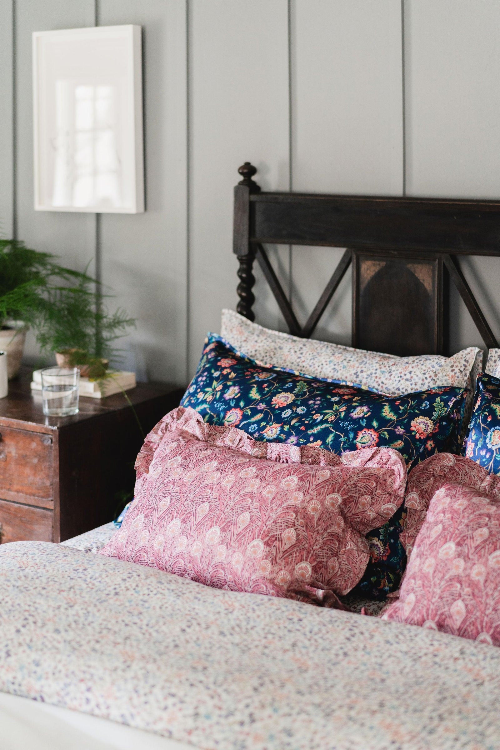 Pillowcase made with Liberty Fabric QUEEN HERA