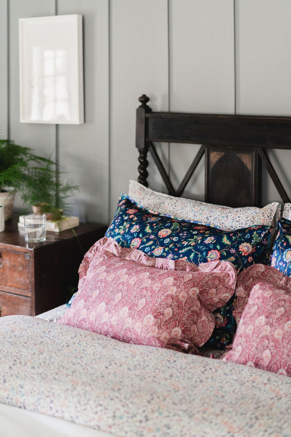 Pillowcase made with Liberty Fabric QUEEN HERA