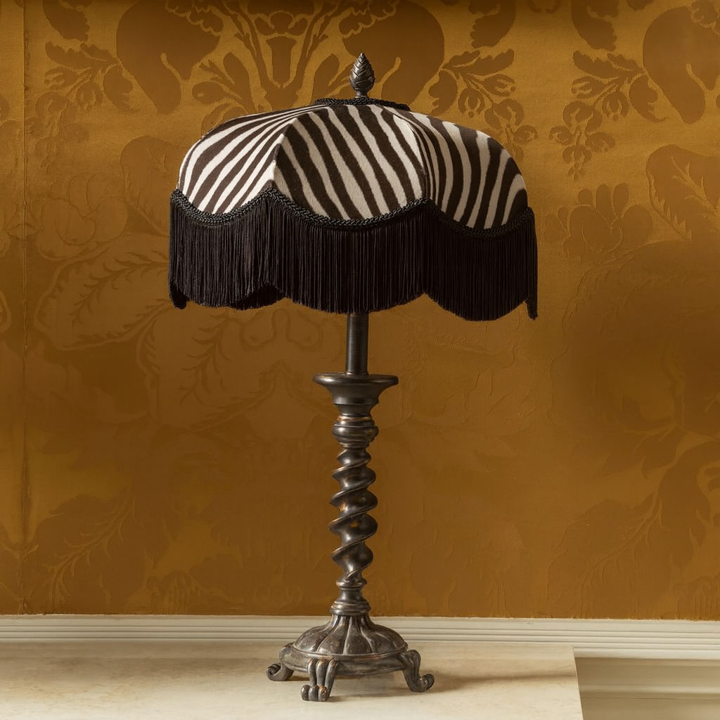 The Black Zebra Lampshade