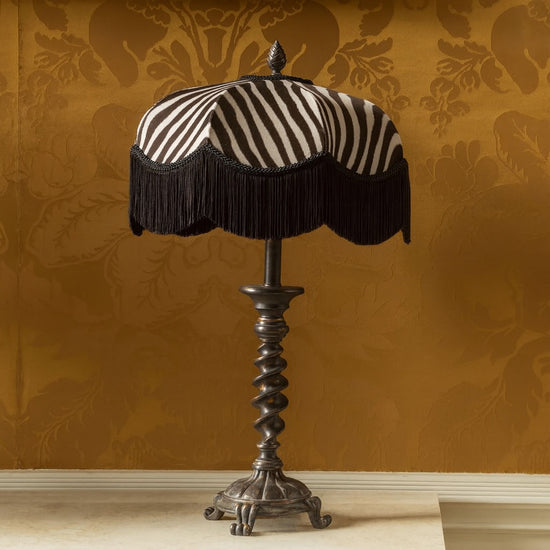 The Black Zebra Lampshade