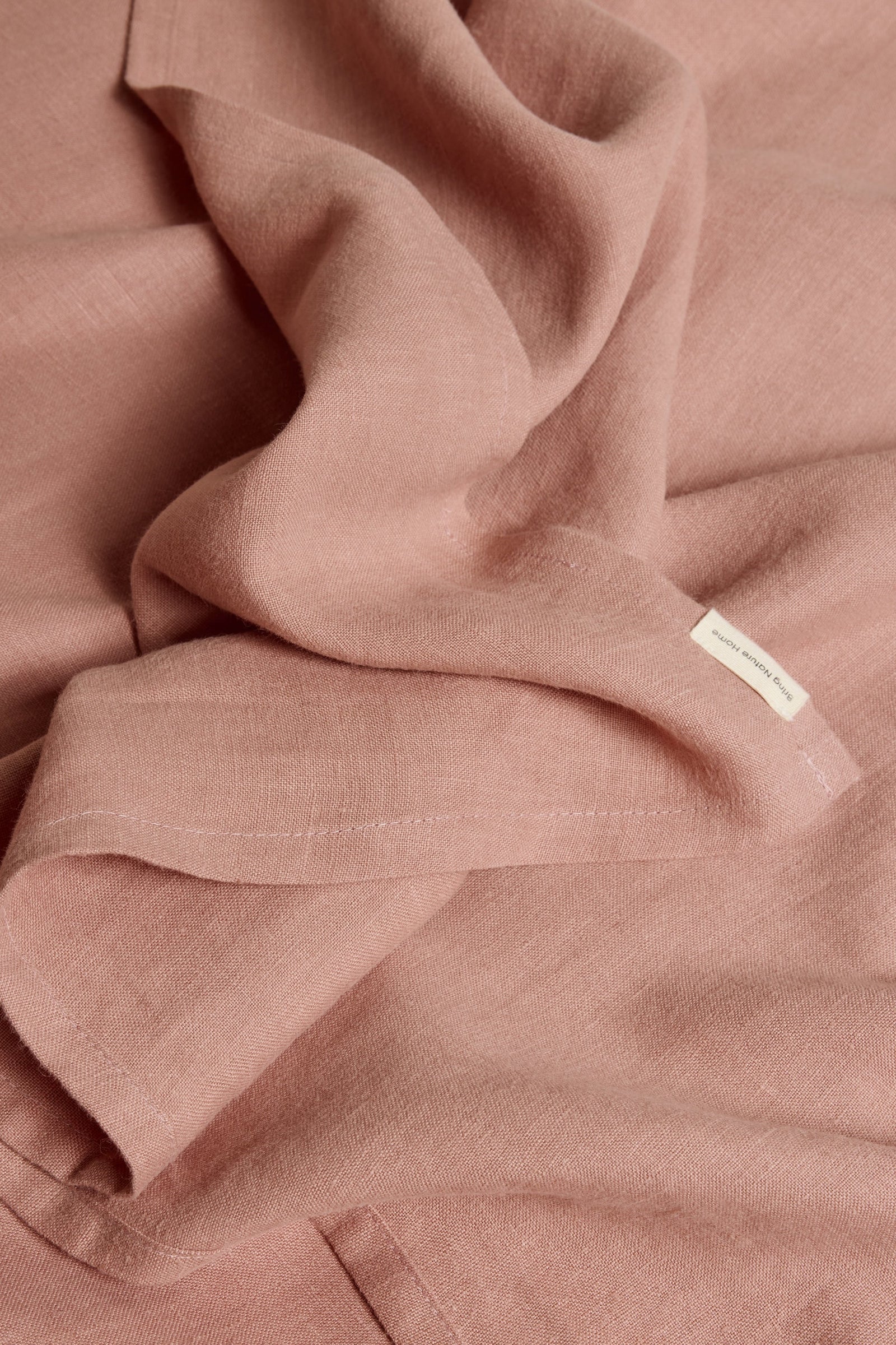 Linen Flat Sheet - Terracotta