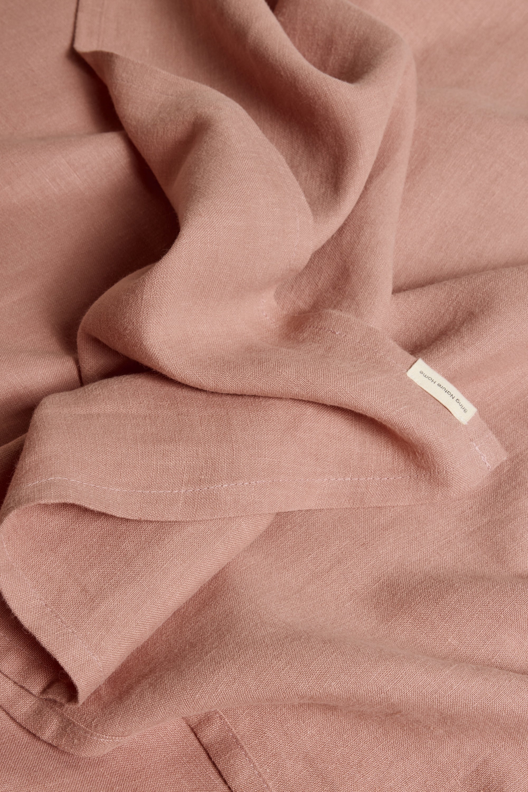 Linen Flat Sheet - Terracotta