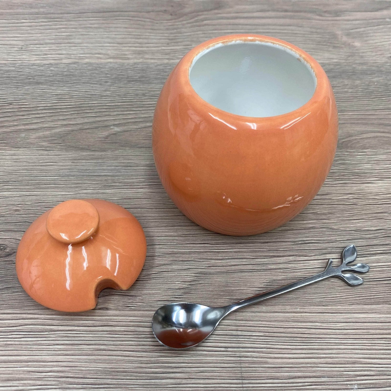 Sugar Bowl Pumpkin Orange Glaze