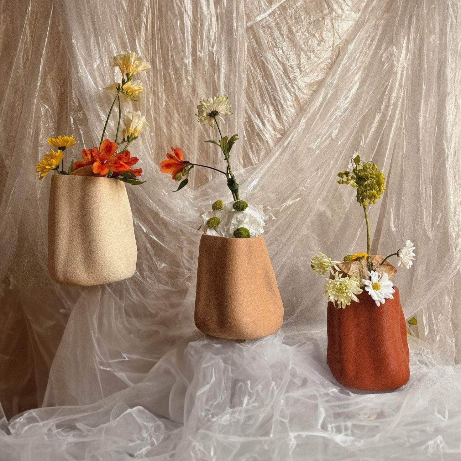 Wide Vase - Sandstone