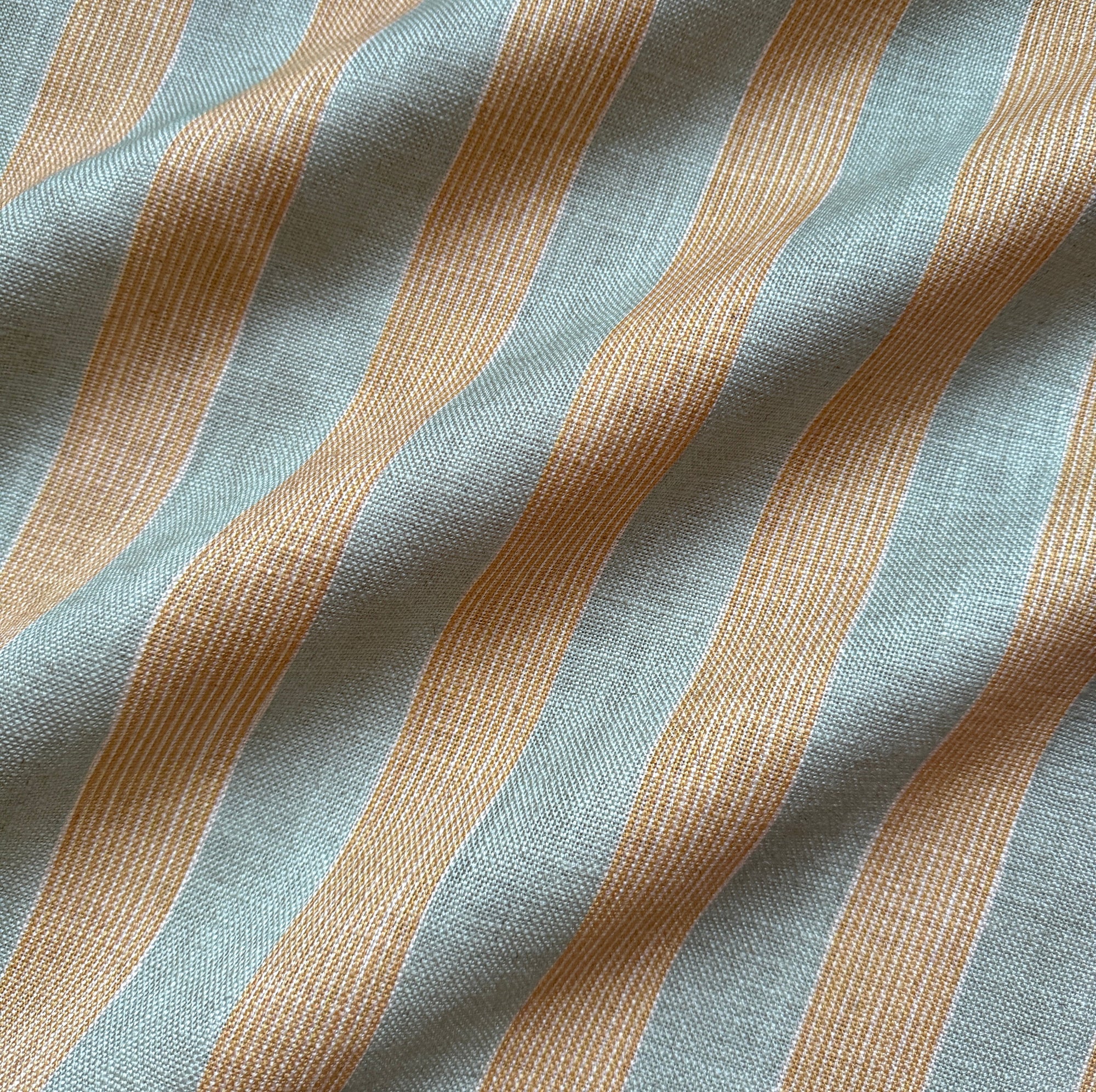New Stripe Fabric - Duck Egg