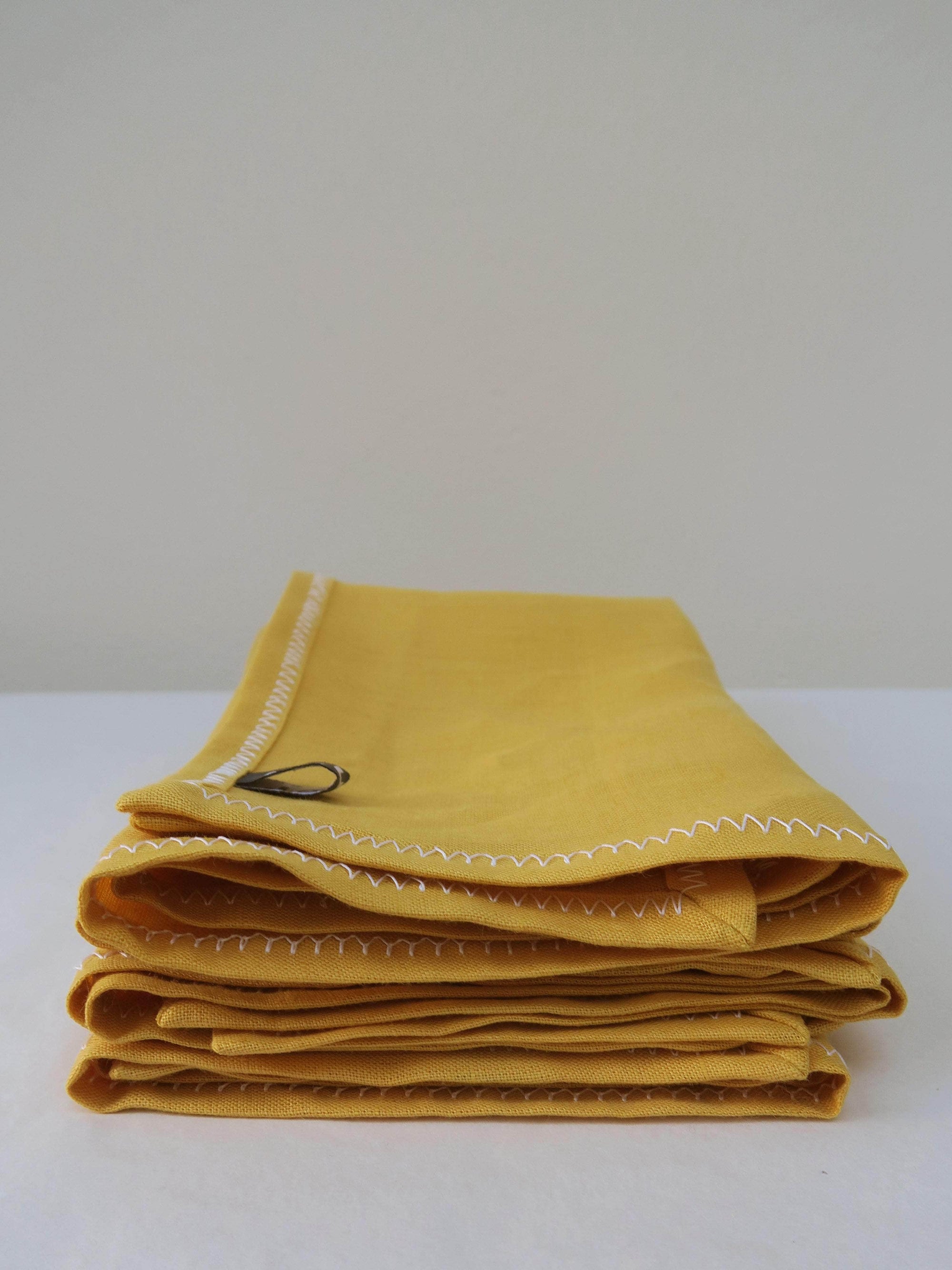 Irish Linen Napkin Set of 4 - Sunshine Yellow