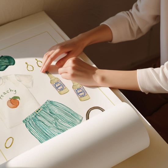 Lemonade Picnic Art Print