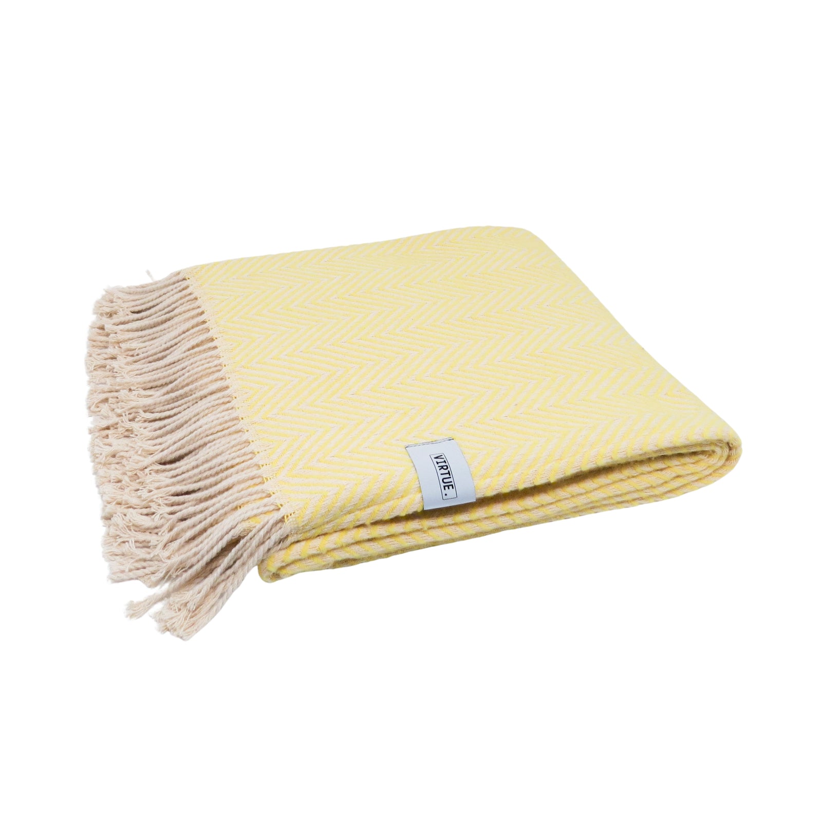 100% Yellow Cotton Blanket