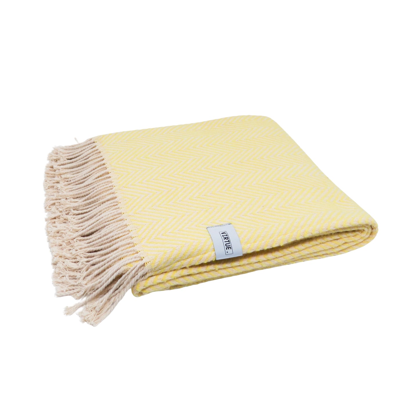 100% Yellow Cotton Blanket