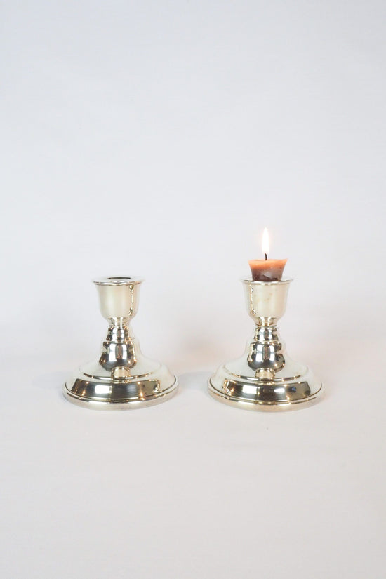 Vintage Silver Plated Candlesticks