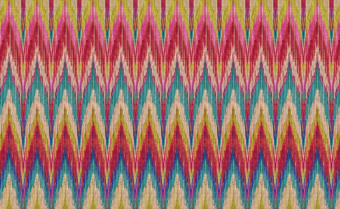 Matthew Williamson Cotton Tablecloth Peacock Feather