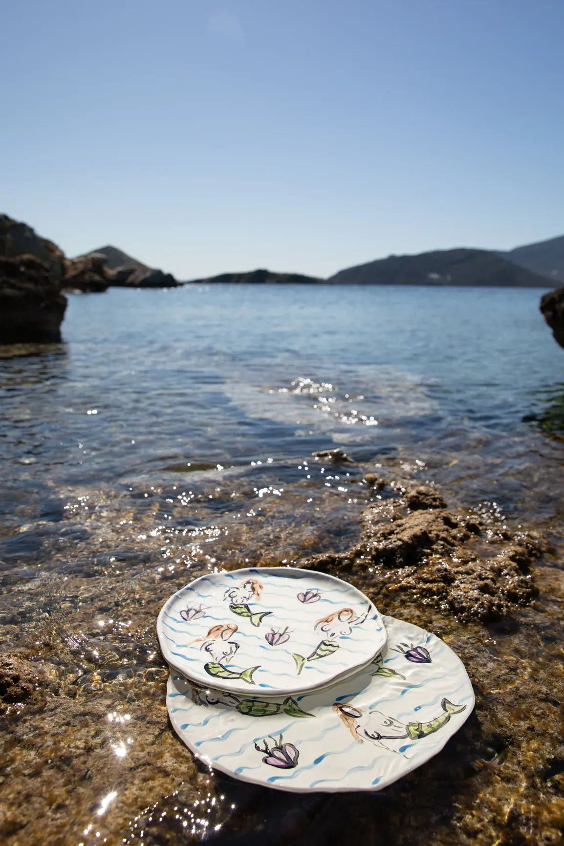 Mermaids & Waves Plate II