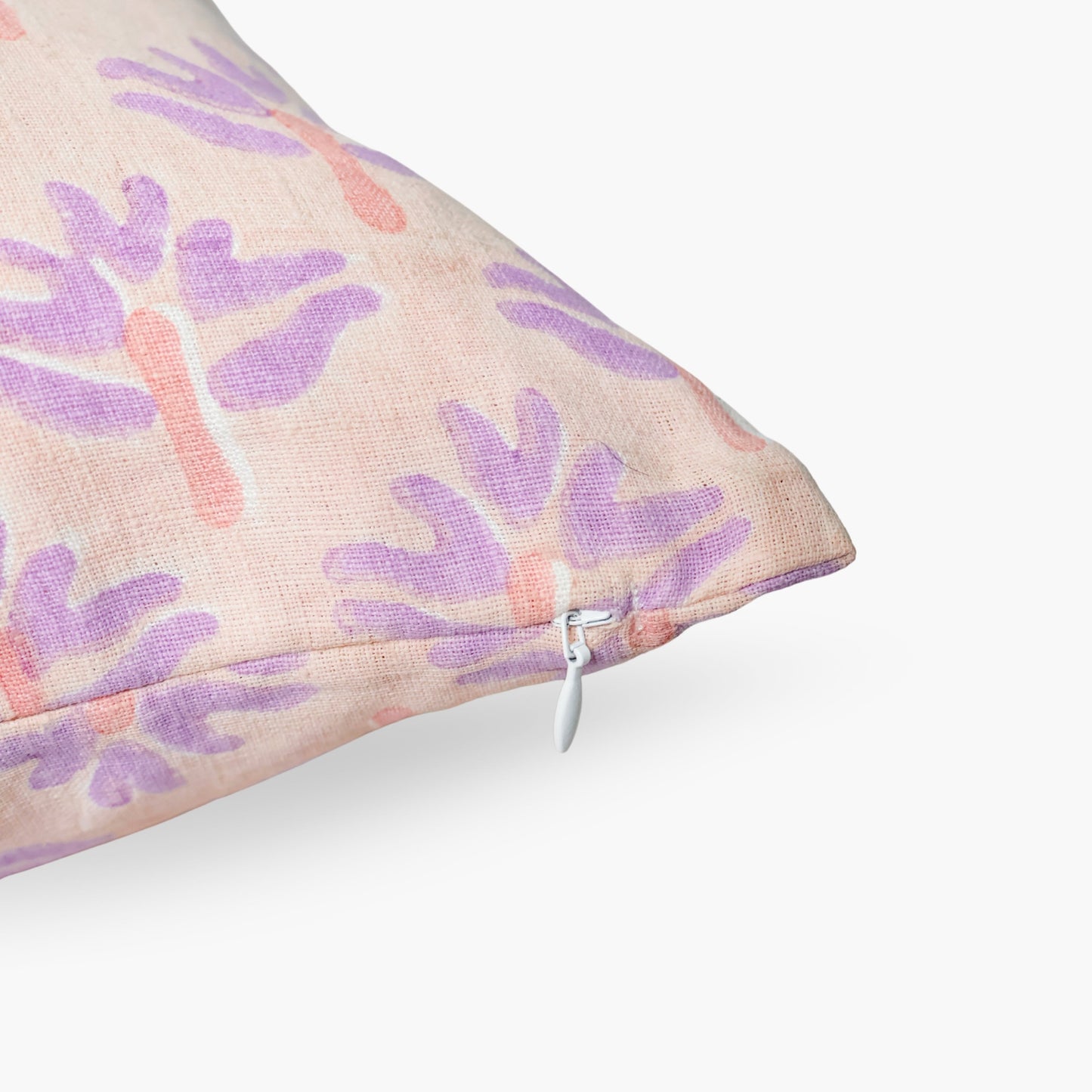 Zeenat Throw Pillow Cover - Lilac