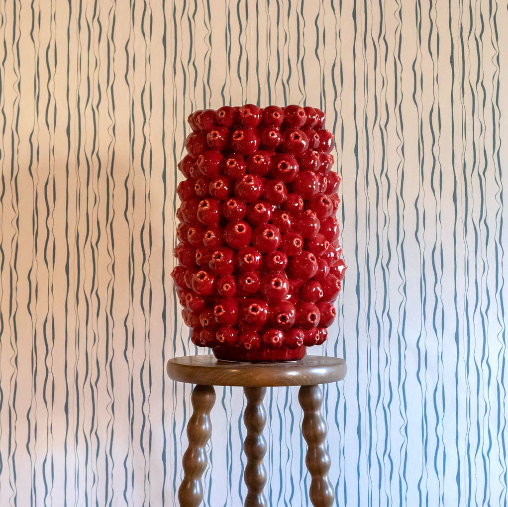 Indian Ink Wallpaper - Stone Blue