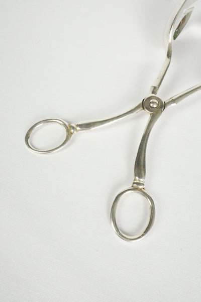 Silver Plate Hinged Salad Servers