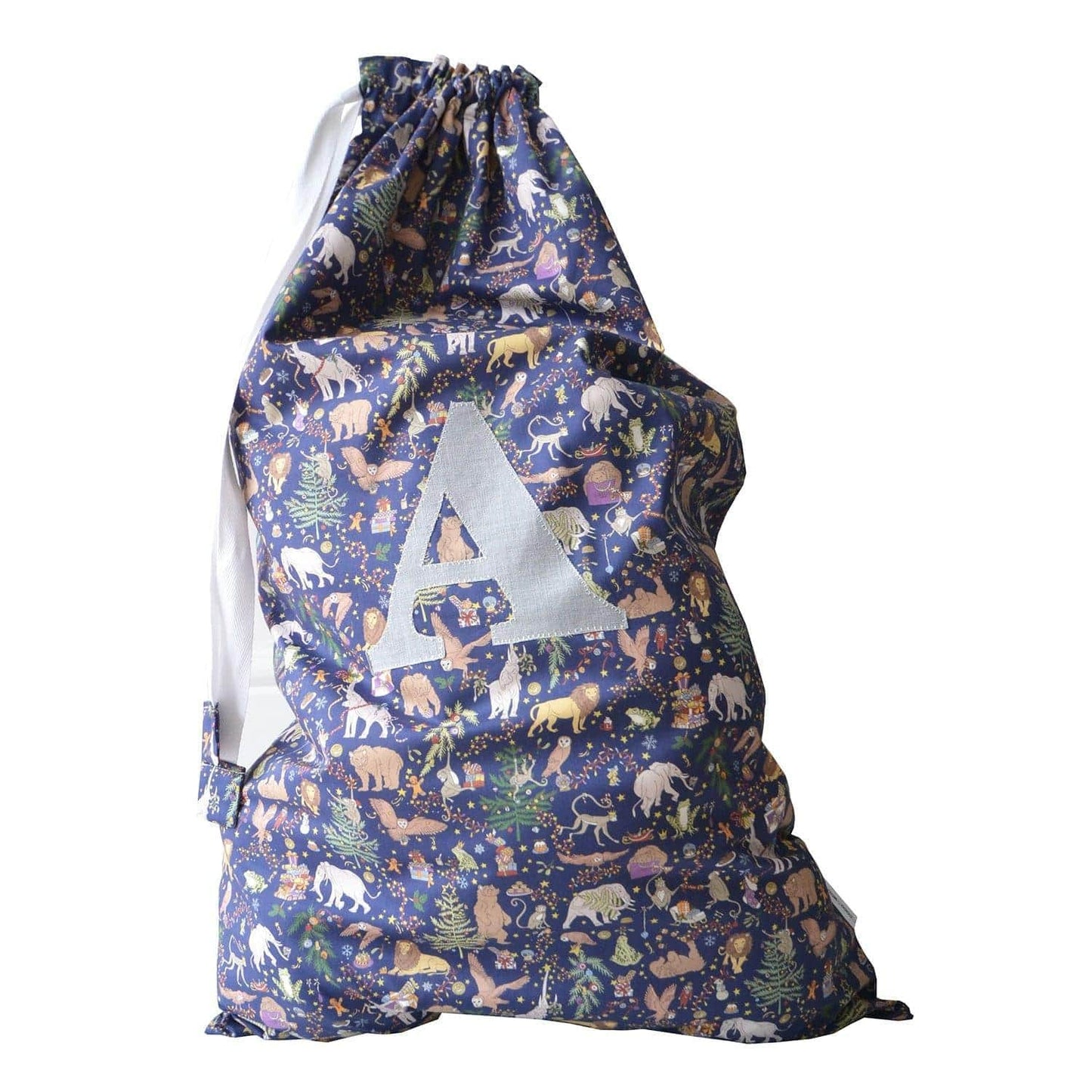 Storage Sack made with Liberty Fabric CHRISTMAS