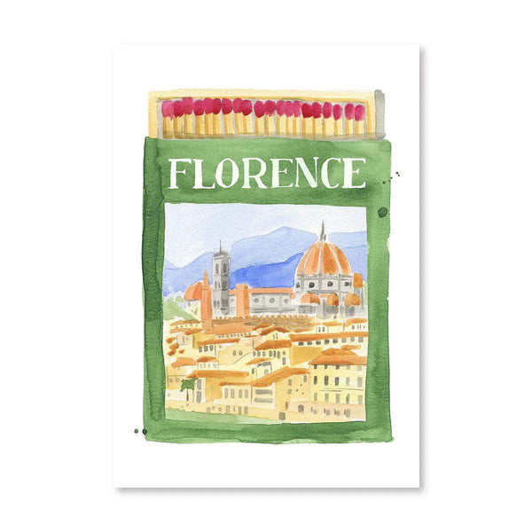 Florence Matchbook Print