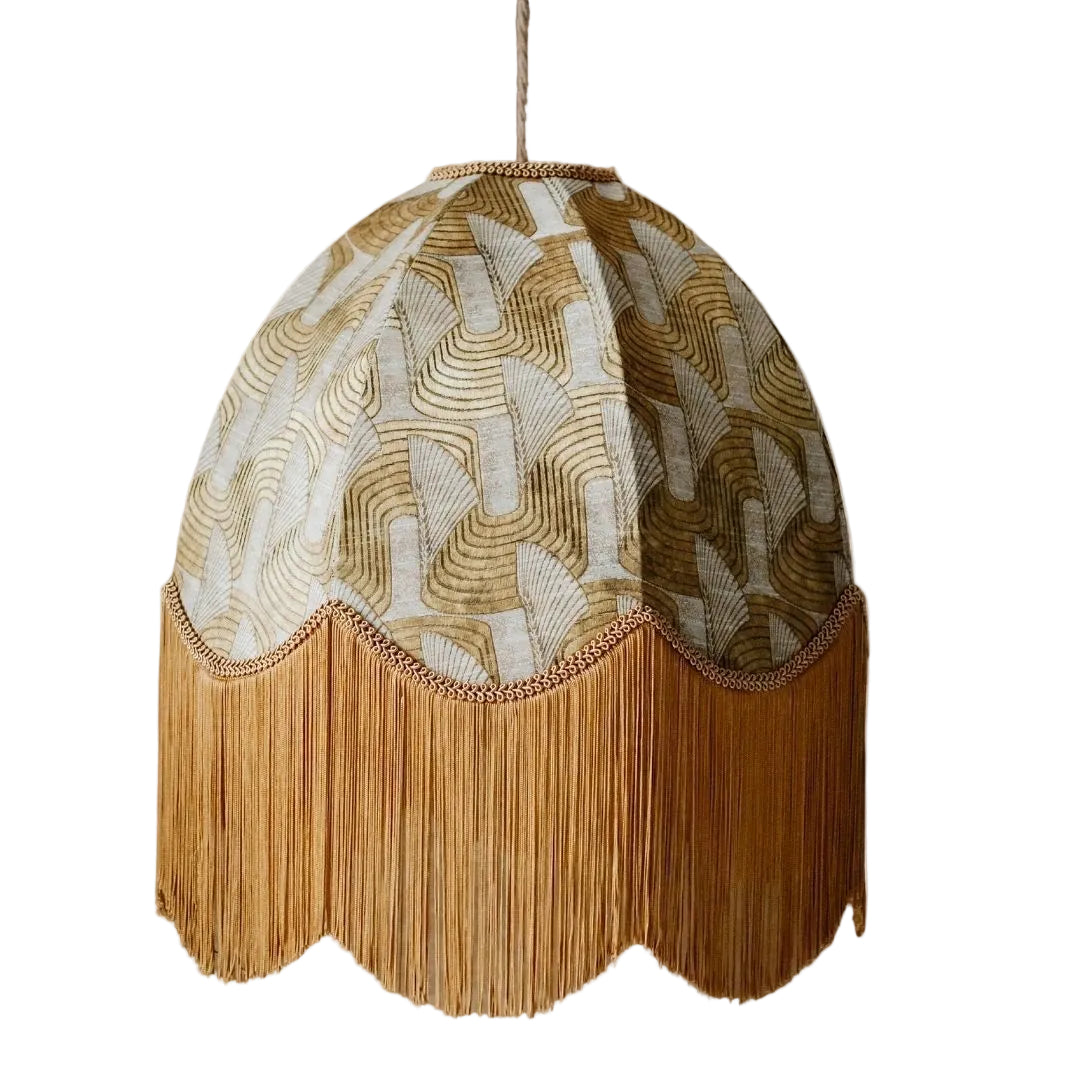 The Brigitte Fringed Lampshade