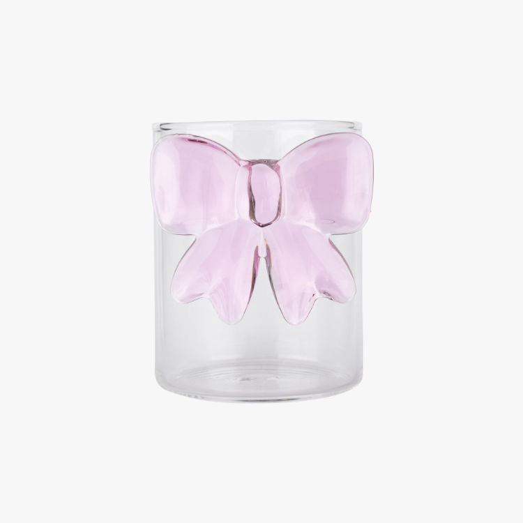 Set of two Bow Tumbler Pink