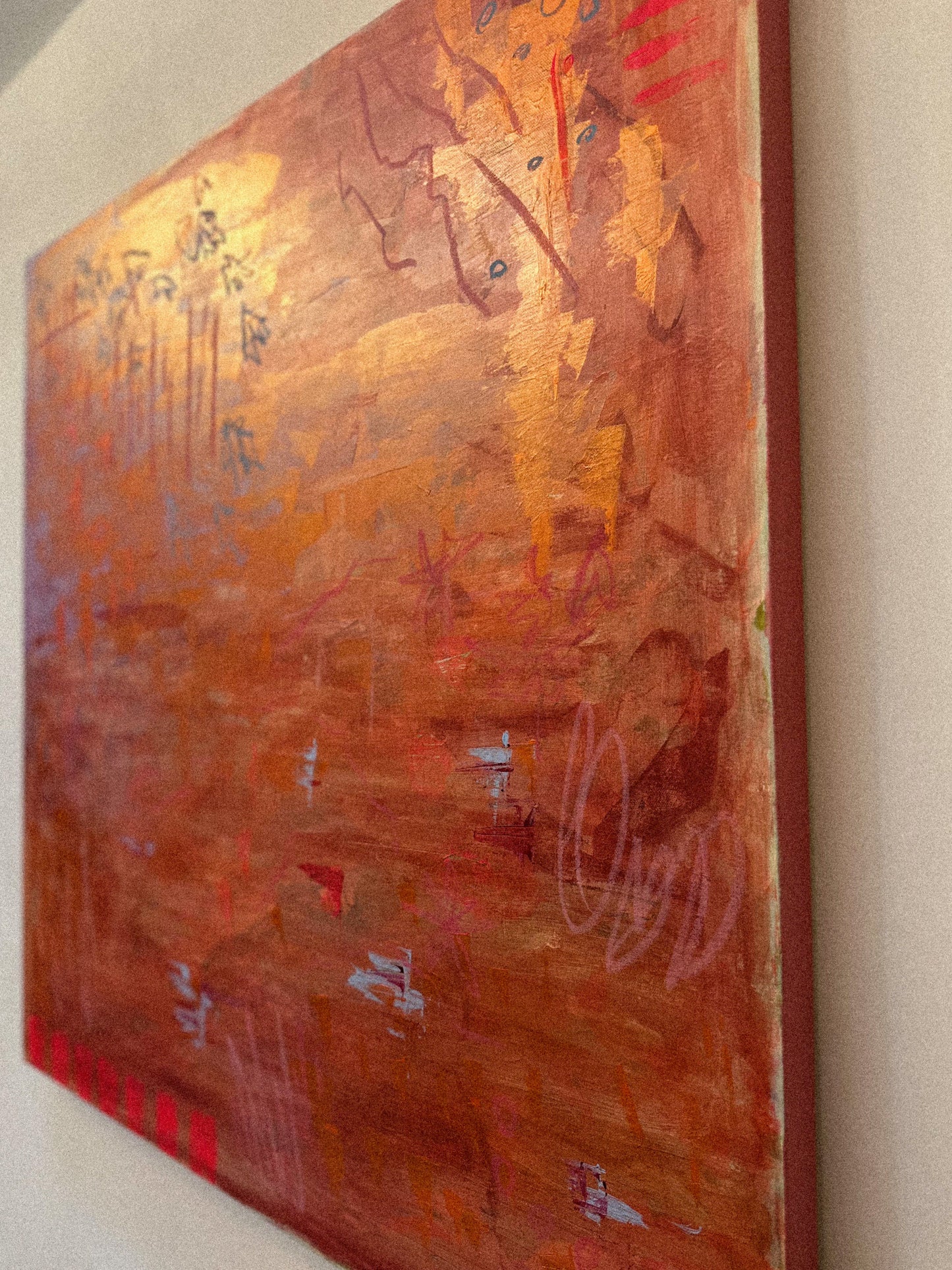 Red Sky at Night Painting