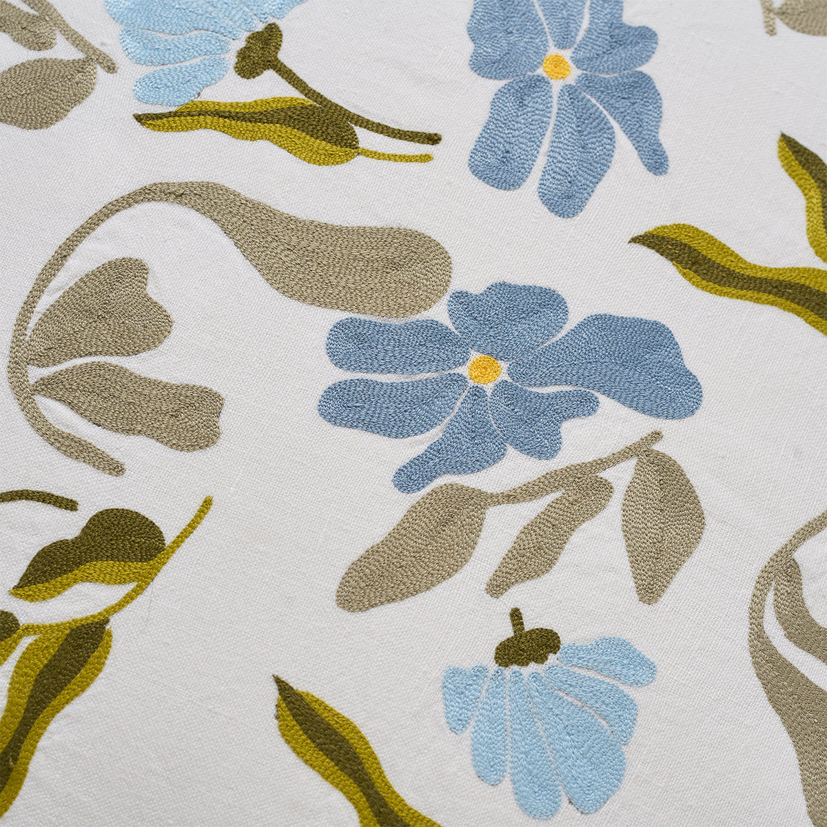 Bouquet Cushion Cover - Blue