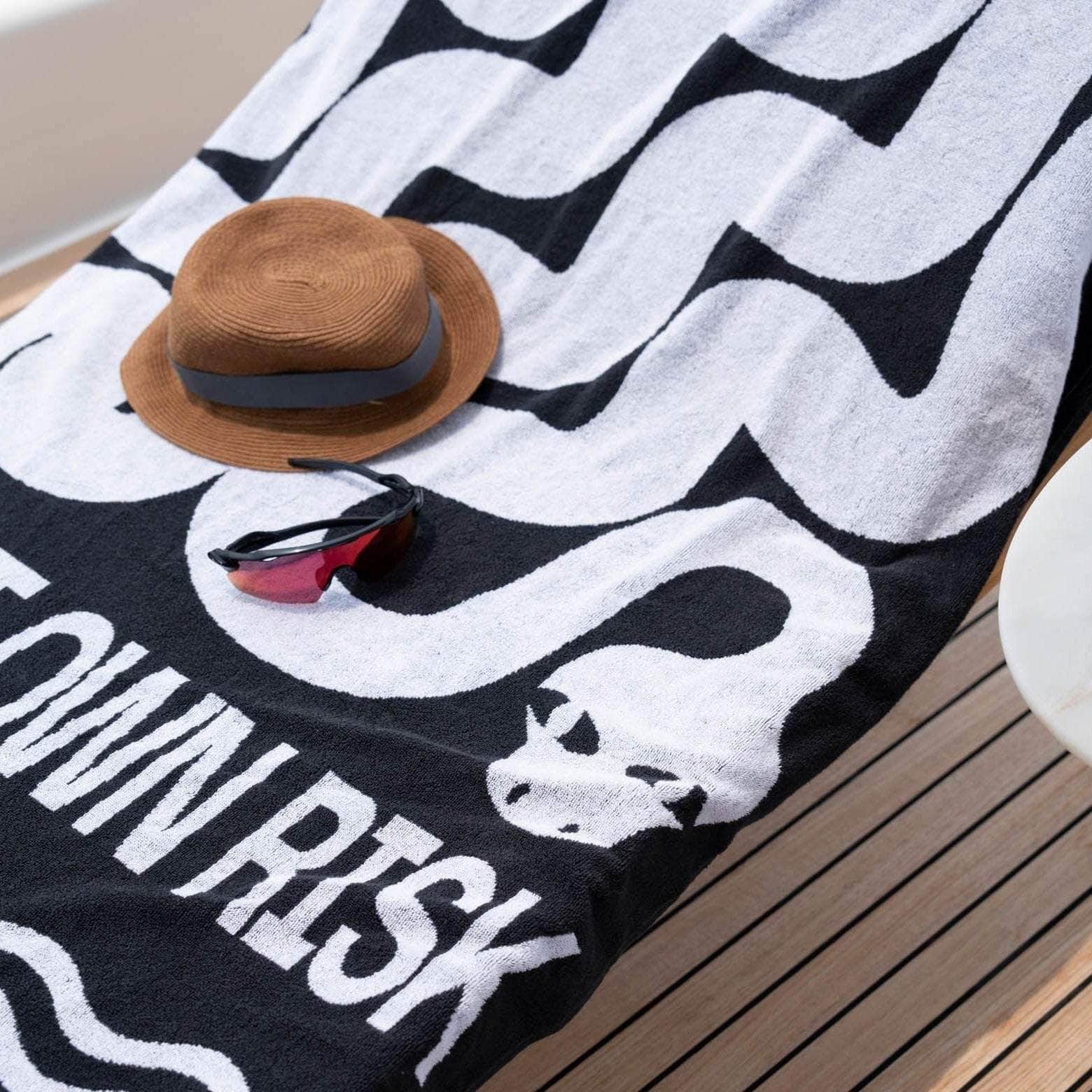 Touch at Own Risk Towel