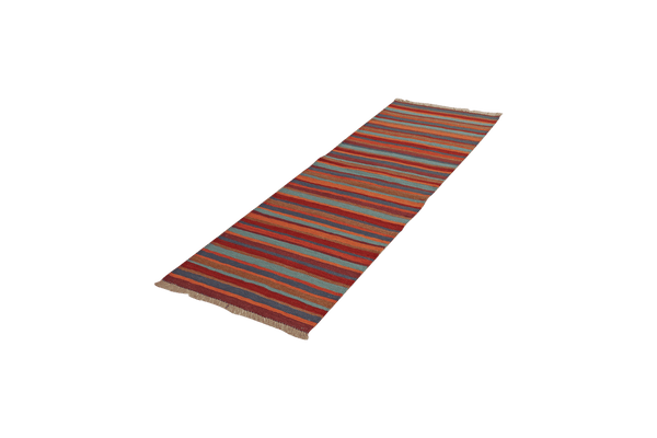 Gashgai Kilim · Hand-wovent – Multicolored, 190x61 cm